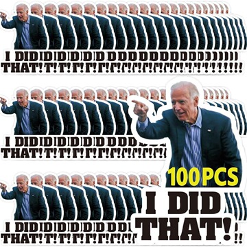 biden i did that美国总统贴纸都是我做的乔·拜登汽车恶搞贴纸