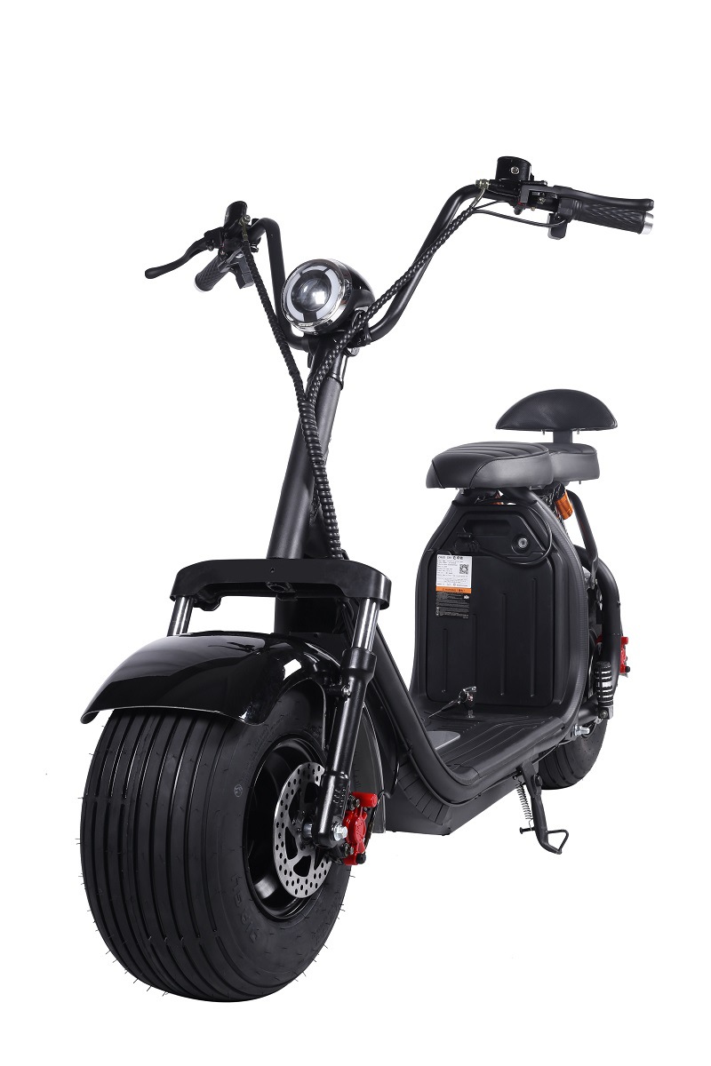 厂家直销电动哈雷摩托车1500w60v欧洲eec认证coc宽胎电动车出口