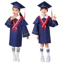 儿童博士服幼儿园学士服毕业季服装拍照礼服毕业服学院风硕士服装