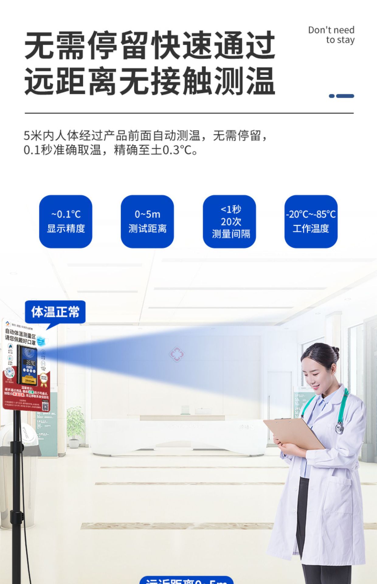 商品描述是否跨境出口专供货源否适用对象人体测温仪类型非接触式加工
