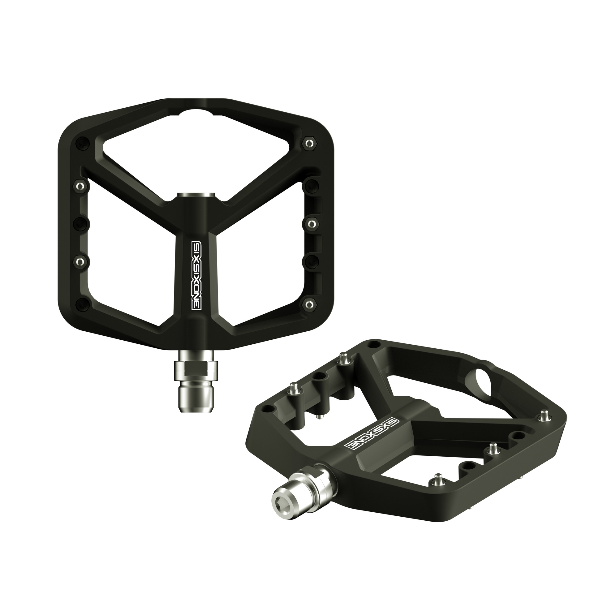 sixsixone661山地自行车培林脚踏钛合金尼龙脚踏 脚蹬 珞钼钢轴芯