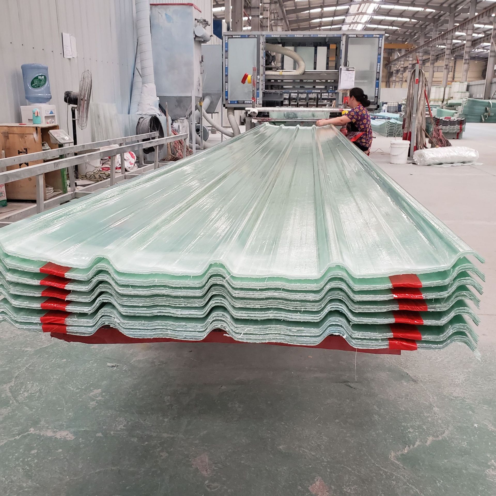 透明采光带玻璃钢采光板frp采光瓦 温室大棚耐腐蚀亮瓦生产厂家