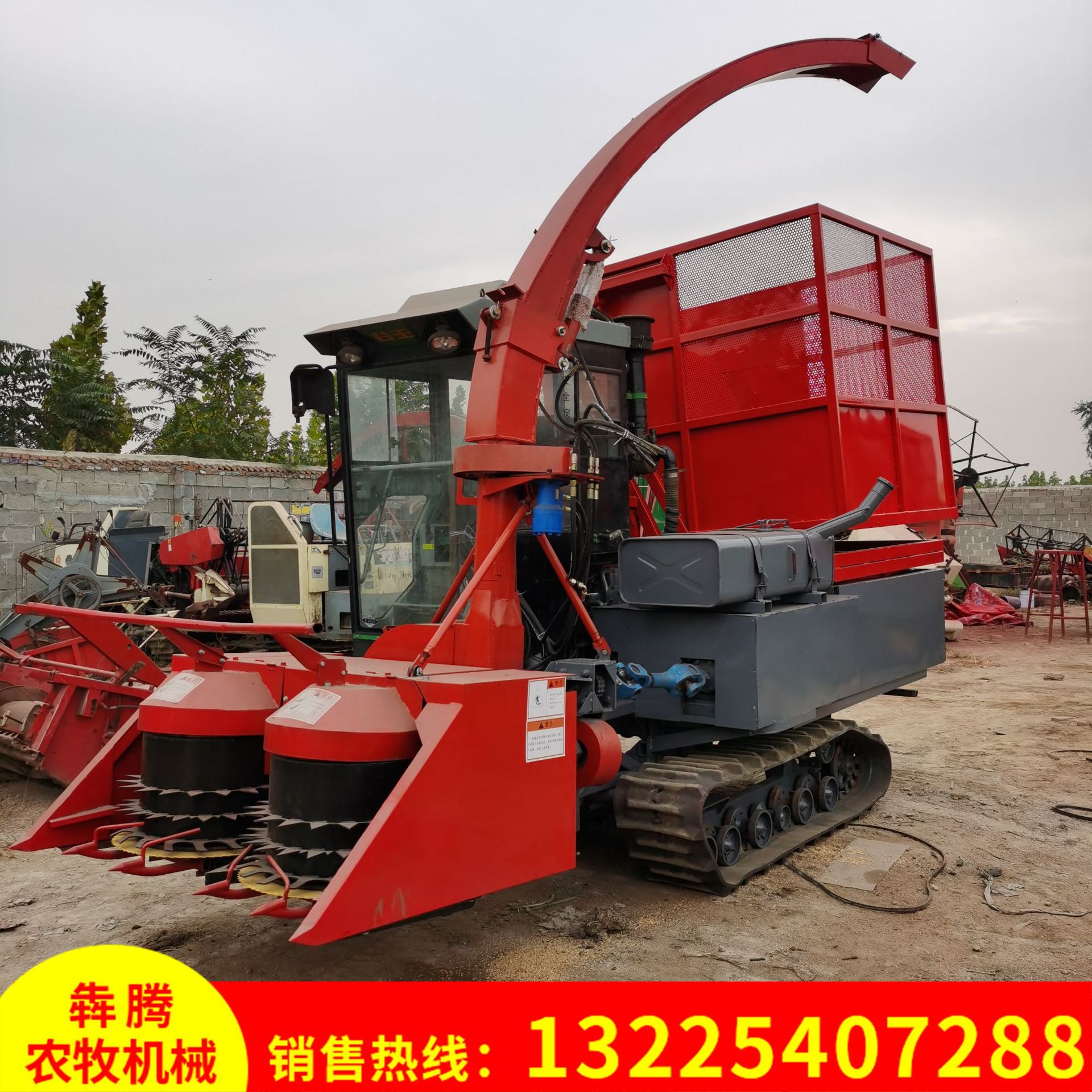 青储饲料收获机 牧草全自动回收机 牧草粉碎饲料秸秆养殖青储机