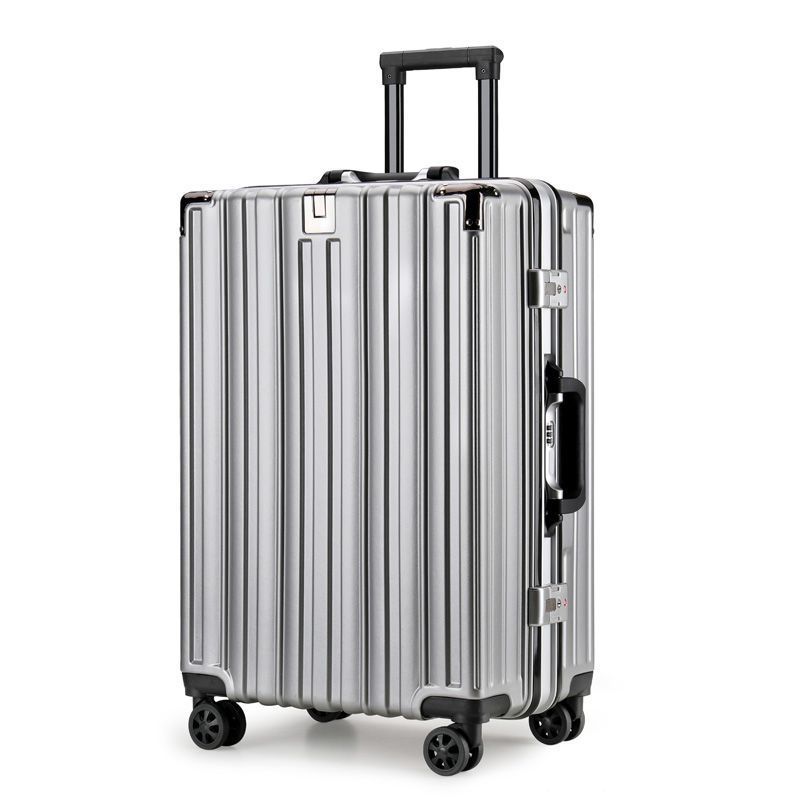 Aluminium Frame Luggage Luggage Men's Large Capacity Universal Wheel Student 24 Password Suitcase Female Cross-Border Suitcase Wholesale