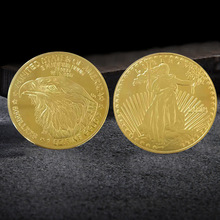 2023美式人物金银币纪念品自由女神纪念硬币跨境鹰洋纪念硬币 ht