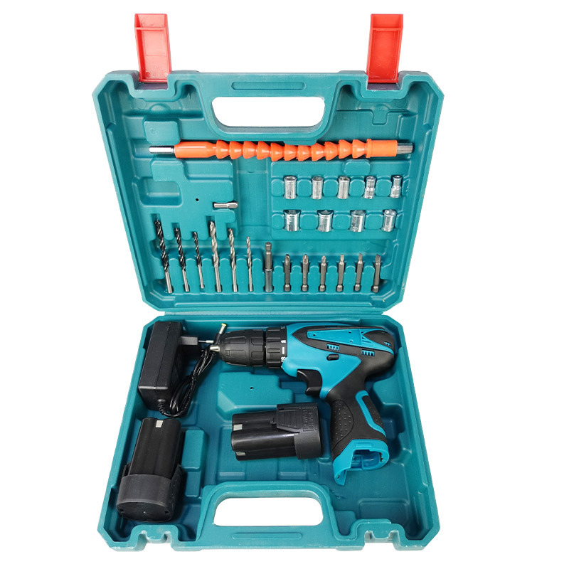 SOURCE Factory New Cross-Border Cordless Drill Lithium Electric Tool Set Electric Screwdriver Screwdriver Electric Hand Drill