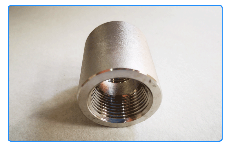 304不锈钢螺纹管箍内丝接头外接头双相钢管件管箍加工定制