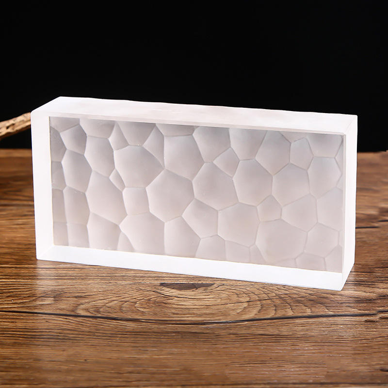 玻璃砖透明水晶砖隔断墙屏风工程景观大楼彩色浴室水立方磨砂砖