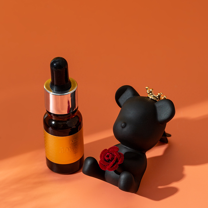 Ins Car Perfume Decoration Car Air Conditioner Air Outlet Perfume Clip Car Violent Bear Aromatherapy Couple Gift Ornament