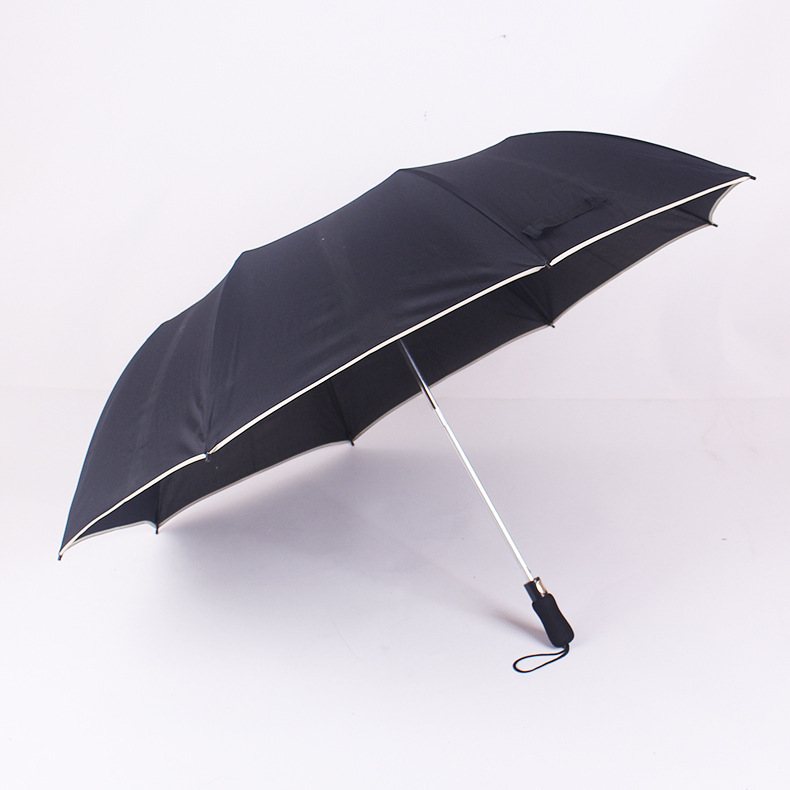 厂家定制2折高尔夫半自动折叠高尔夫雨伞晴雨两用雨伞