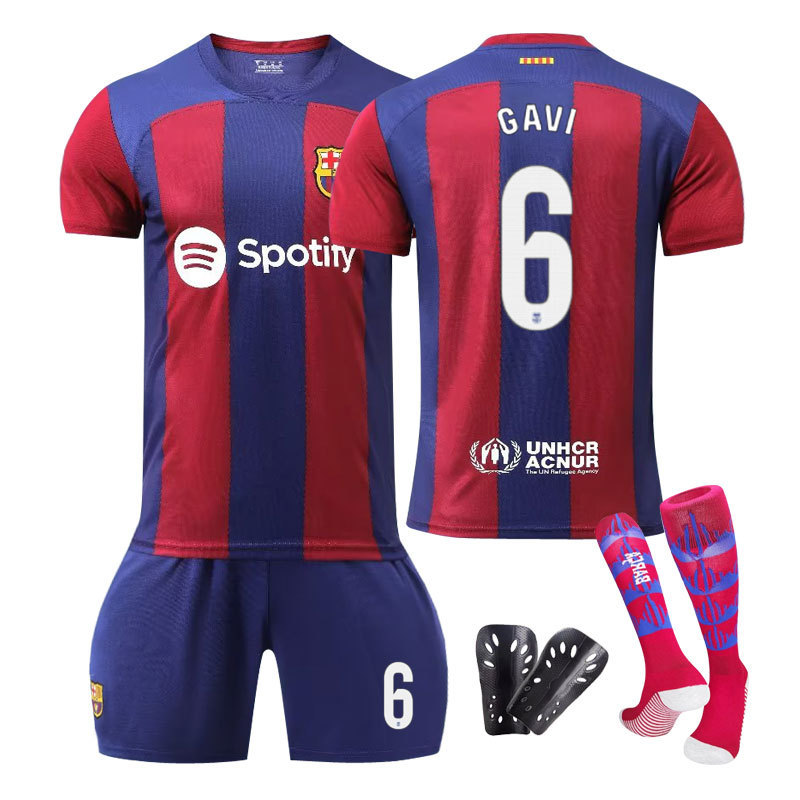 23-24巴萨主场球服 巴塞罗那球衣 6加维佩德里9号莱万团购批发