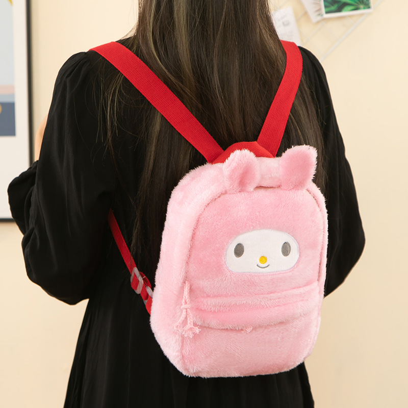 Cute Cartoon Plush Bag Crossbody Bag Clow M Coin Purse Children Backpack Girls out Storage Bag Cross-Border