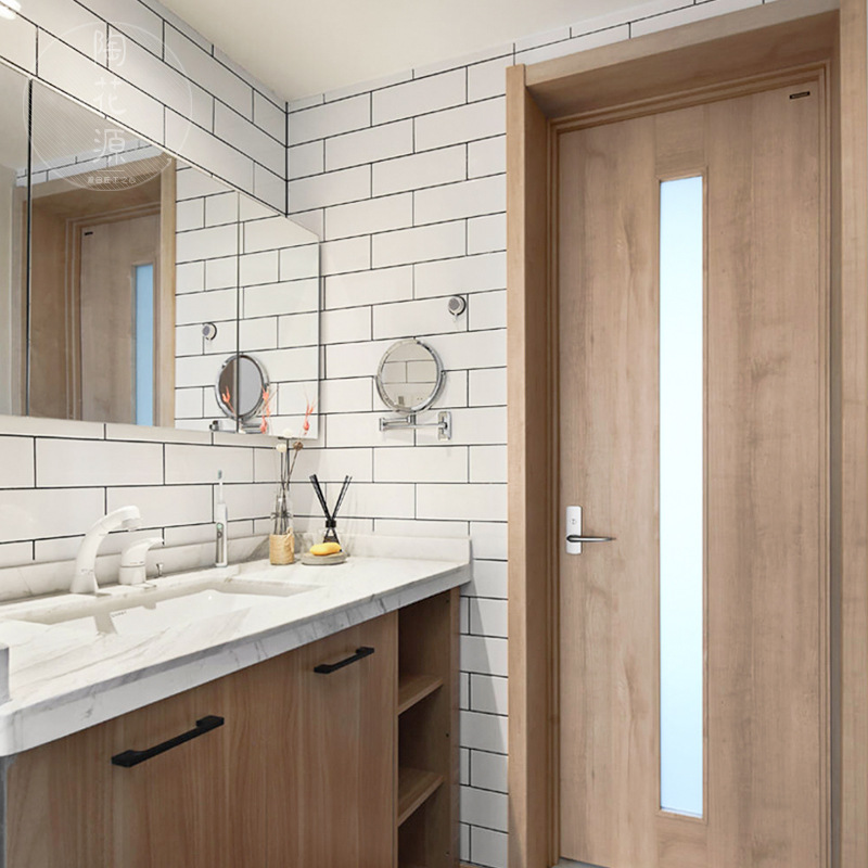 日式北欧小白砖100300地铁砖白色长条面包砖厨房卫生间阳台墙面砖