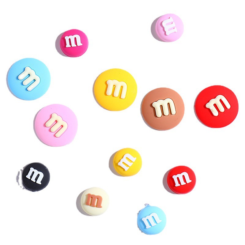 Rainbow Color M Bean DIY Cream Glue Phone Case Material Package Handcraft Jewelry Homemade Polymer Clay Small Accessories Epoxy