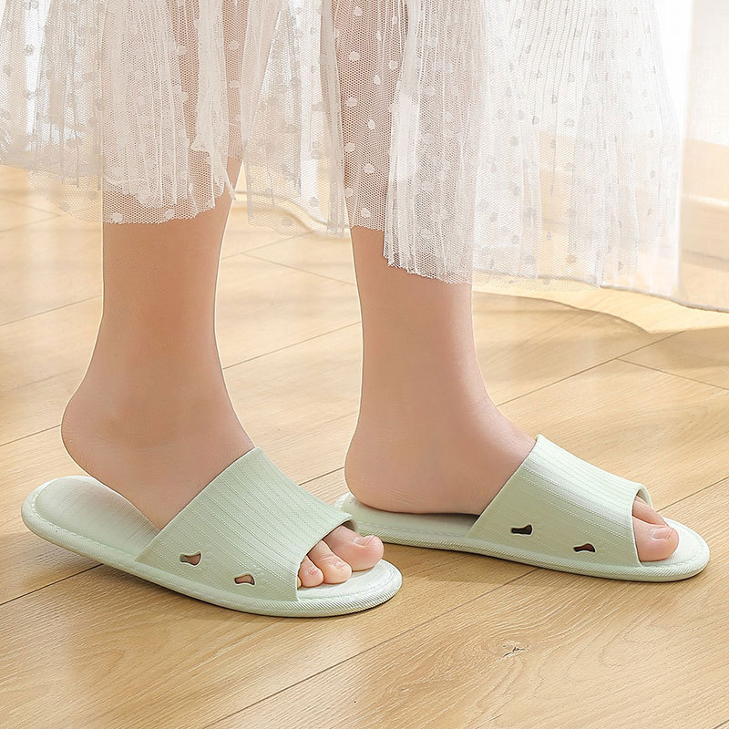 Women's Non-Slip Slippers Summer Home Indoor Poop Feeling Soft Bottom Bathroom Hotel Bath Sandals Men's Wholesale