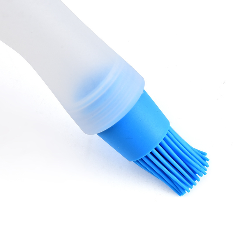 Portable Silicone Suction Table Plate Oil Bottle Brush