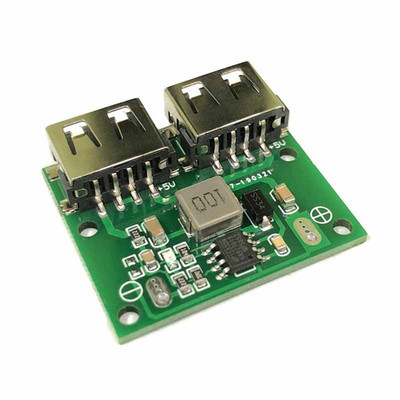 双usb输出 9v/12v/24v转5v 3a dc-dc车载充电 降压稳压充电模块