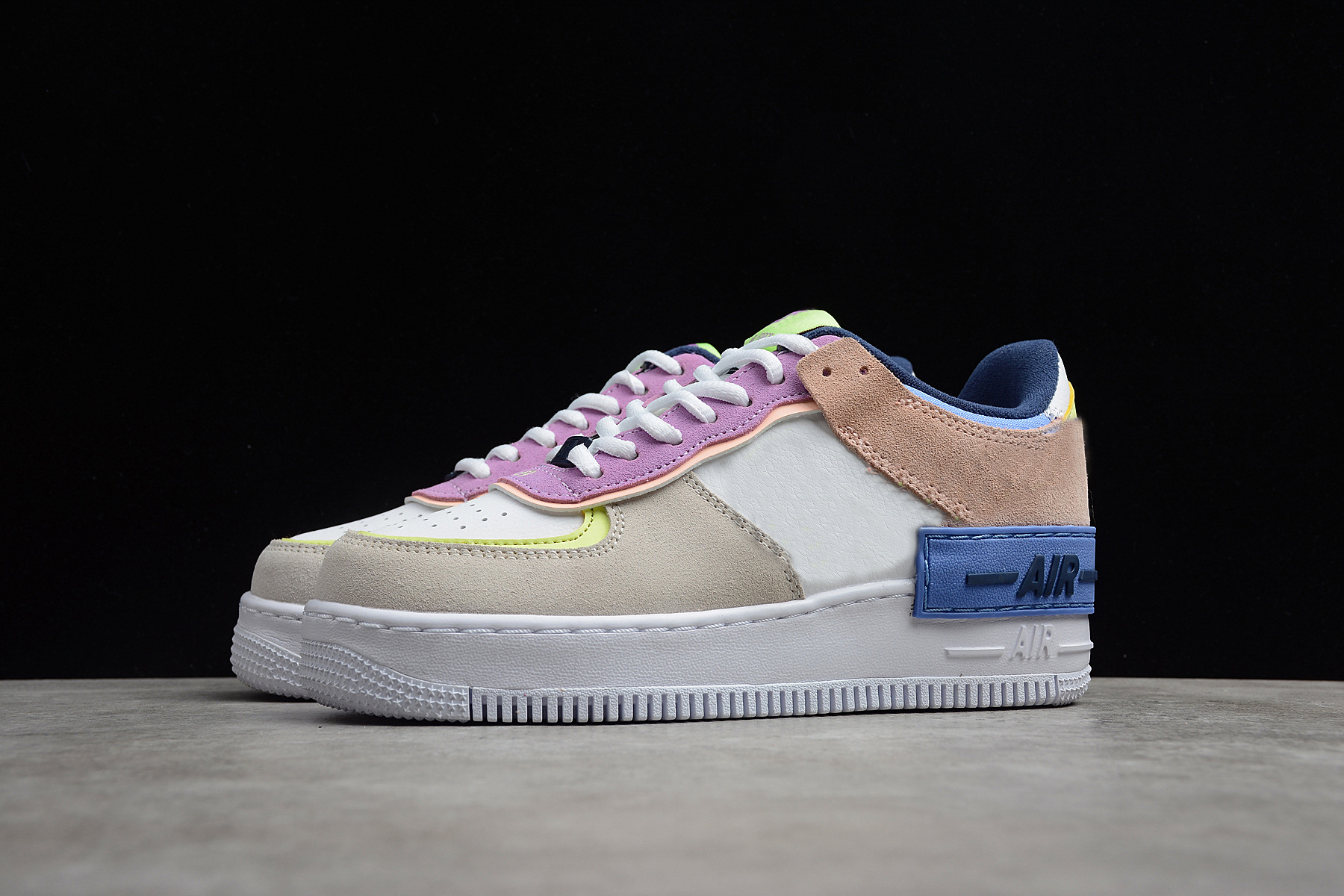 airforce1af1空军一号男鞋糖果马卡龙果冻白粉双钩女鞋休闲鞋板鞋