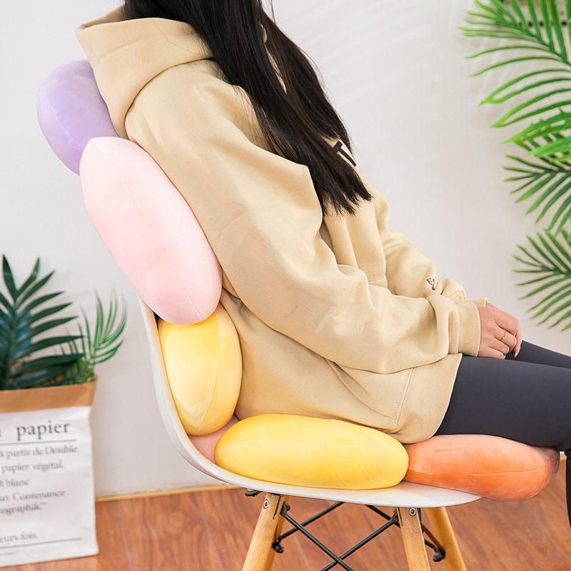 Flower round Petal Cushion Computer Chair Stool Cushion Plush Comfortable Thickened Office Gift Present Wholesale
