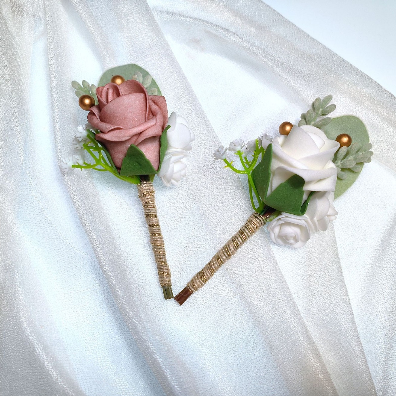 胸花婚礼全套新郎新娘结婚高档禁花伴郎伴娘父亲母亲家人别花