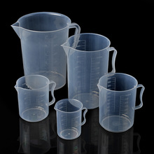 定制l500ml1000ml塑料刻度杯食品级量杯 耐高温实验室用塑料烧杯