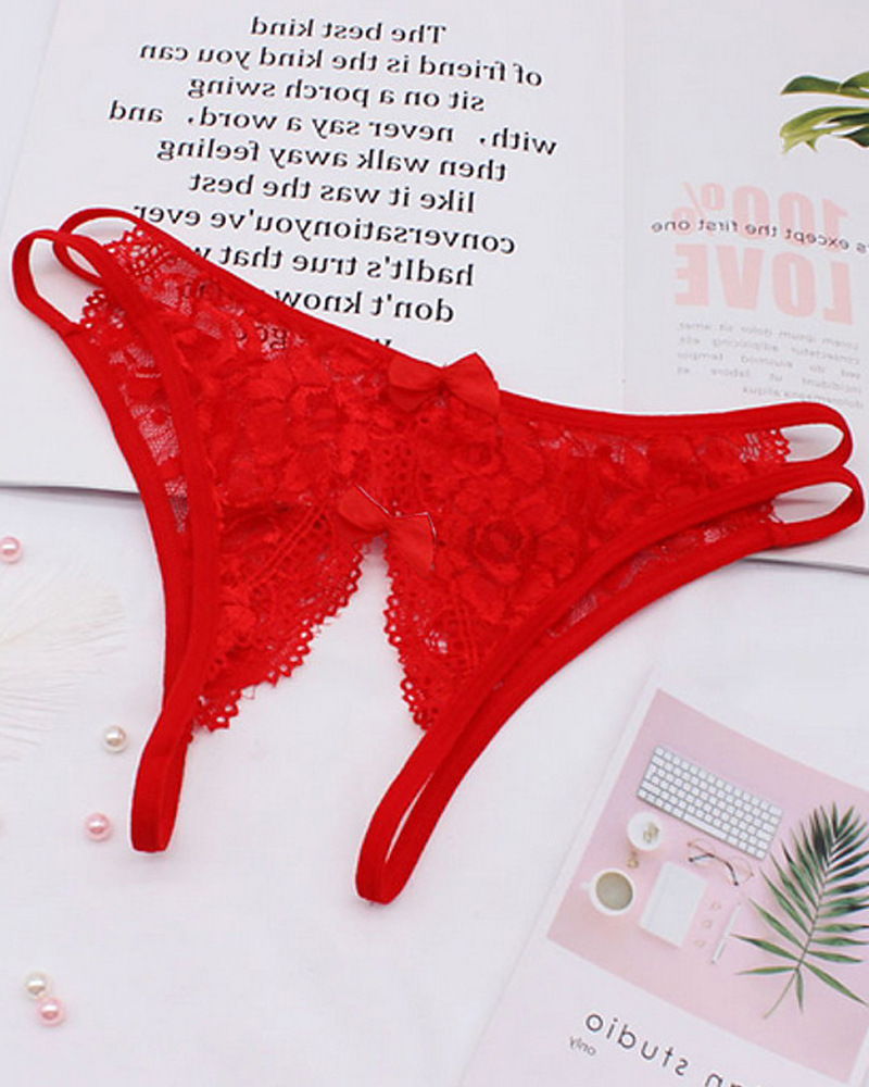 低腰火辣热销美臀开档丁字裤