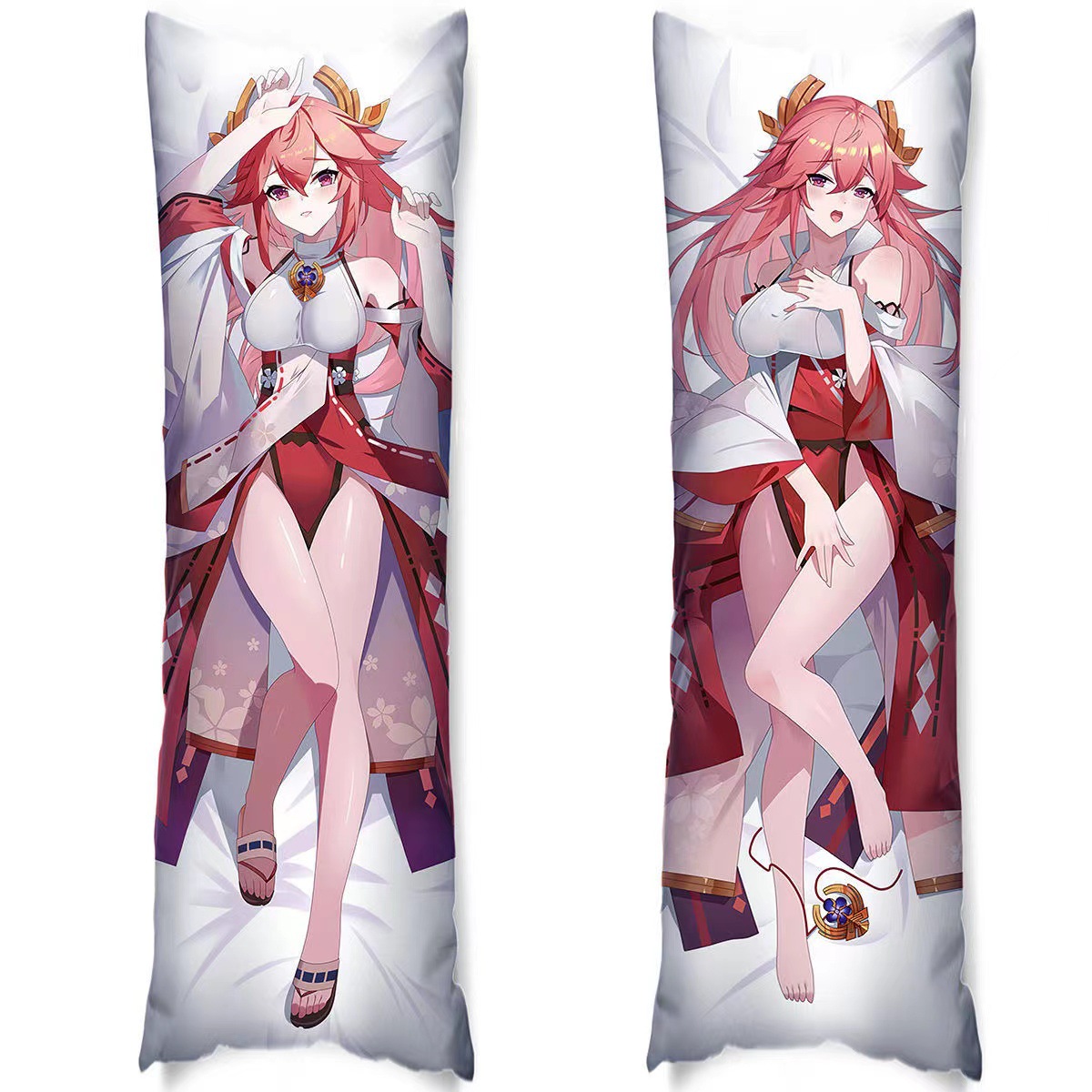 原神抱枕八重神子等身抱枕套周边动漫二次元长条抱枕靠枕批发制作