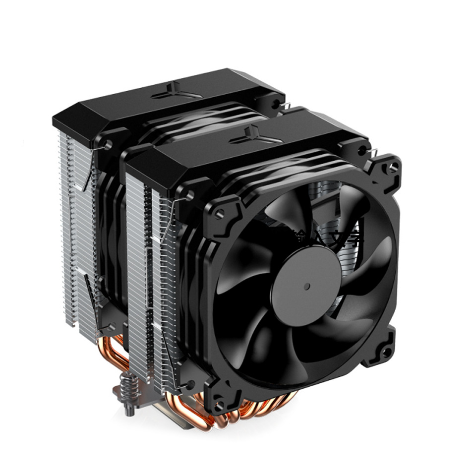 乔思伯cr-2200散热器 mini小机箱cpu风冷双塔式6热管散热amd-阿里巴巴