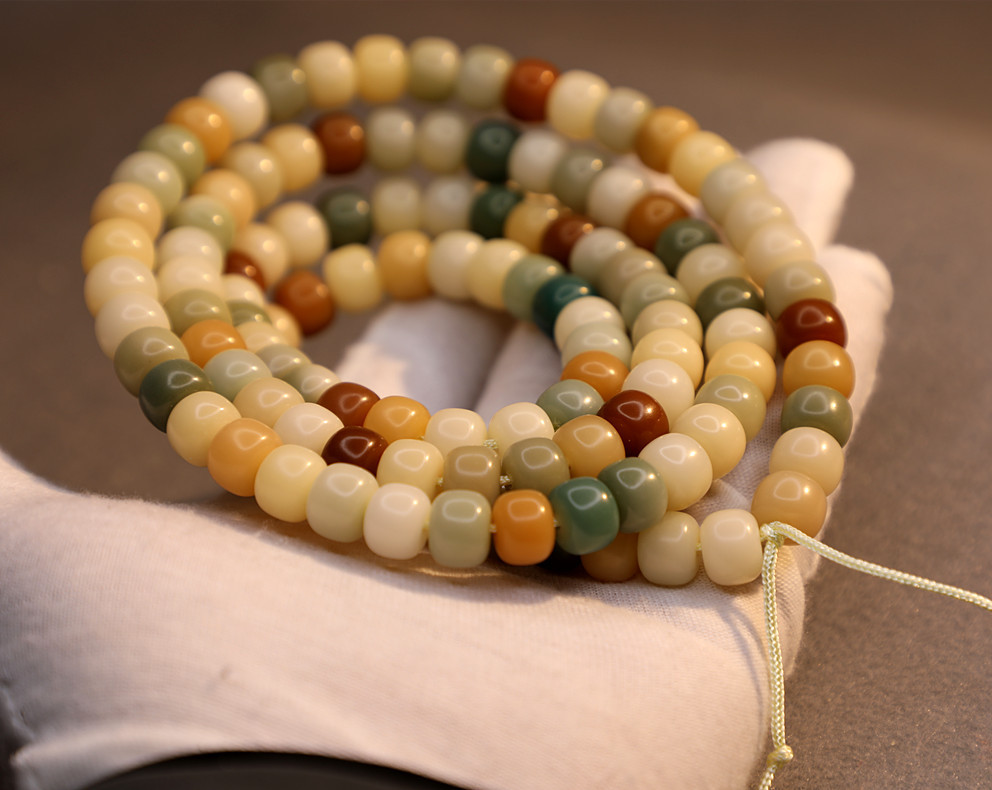 10*8 Barrel Beads Duobao Old Seed Bodhi Root 108 Pcs Beads Hainan Old Seeds Bodhi Root Buddha Beads