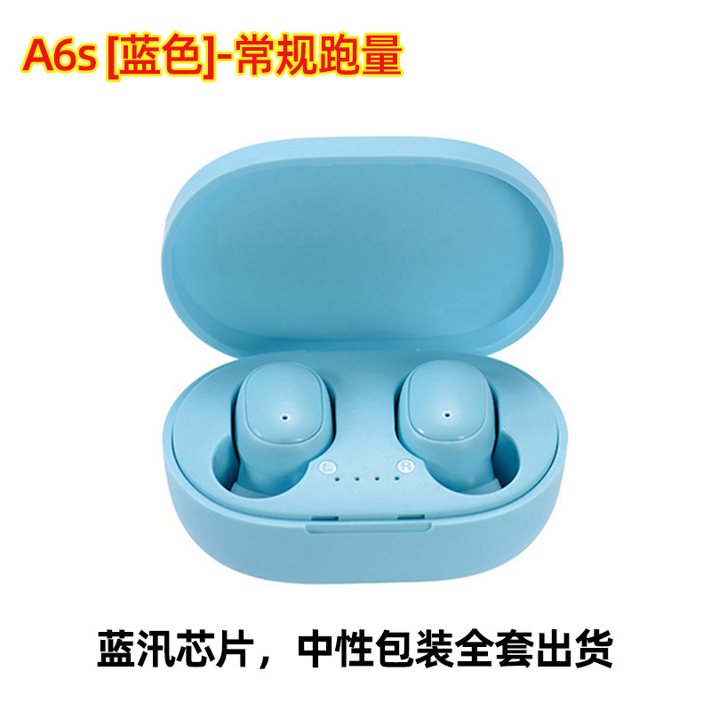 A6s Bluetooth Headset Cross-Border Foreign Trade New Bluetooth 5.0tws Headset Macaron Wireless Sports in-Ear E6s