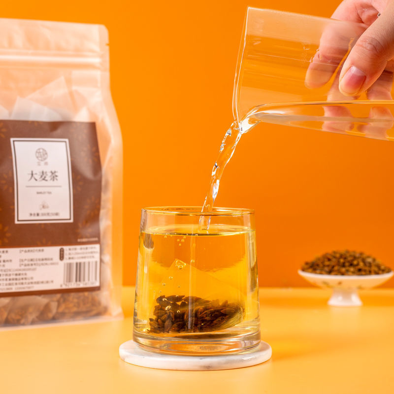 大麦茶原味日式浓香型烘培小袋装泡茶叶饮料饭店用三角茶包独立站