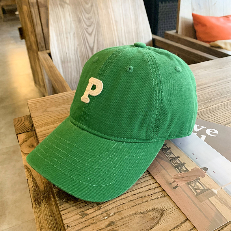 夏季新款鸭舌帽女克莱因蓝字母软顶韩版遮阳出行百搭太阳棒球帽女