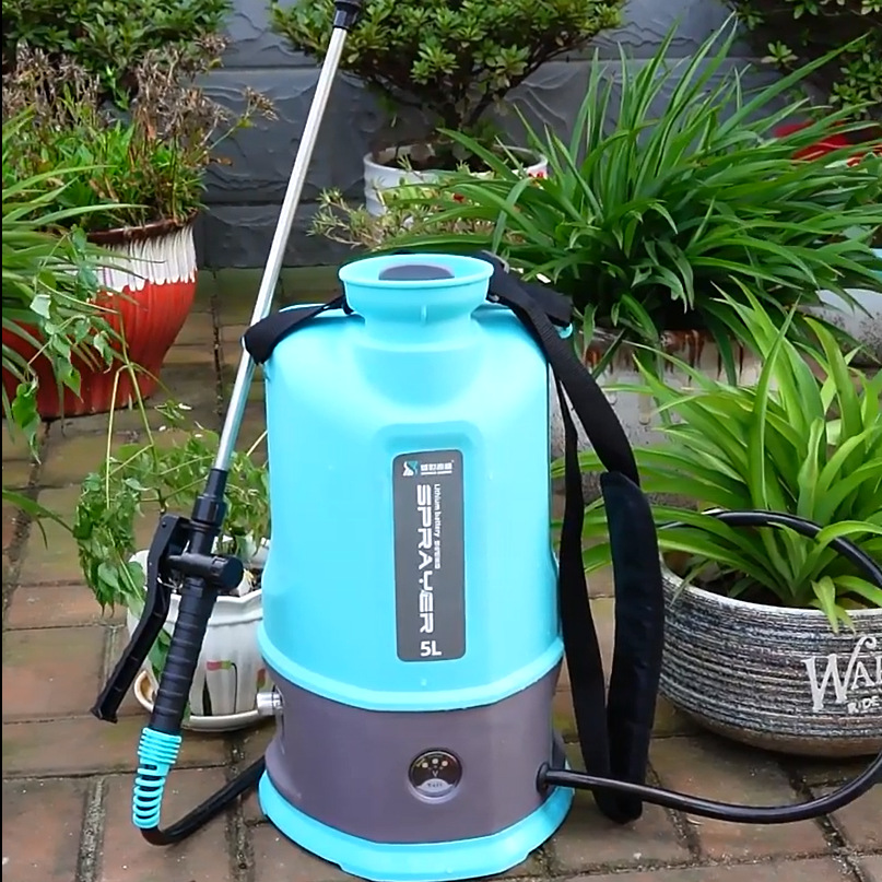 批发电动喷壶 5升8升10升锂电款小型喷雾器 电动园艺浇花小喷壶