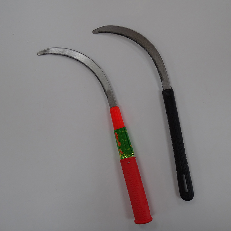 Factory Wholesale Sawtooth Sickle Stainless Steel Falx Mower Knife Rice and Wheat Cutting Household