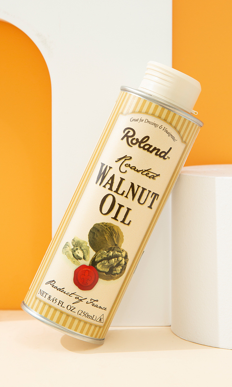 roland罗朗德dha核桃油婴儿幼儿初榨食用辅食油法国原装进口250ml