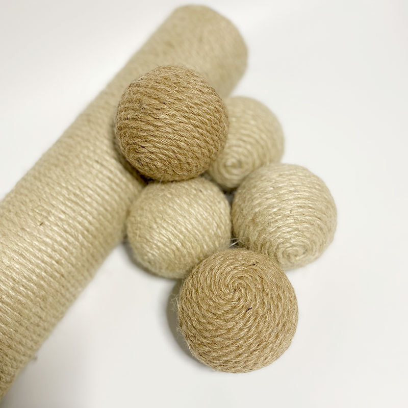 Cat Toy Cat Teasing Ball Cat Self-Hi Relieving Stuffy Sisal Ball Refillable Catnip Cat Climbing Frame Diy Materials Accessories