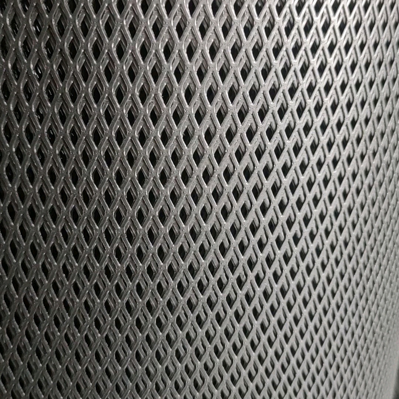 科赛金属钢板网小孔菱形镀锌板网微孔彩镀机械通风鱼鳞菱型防滑网