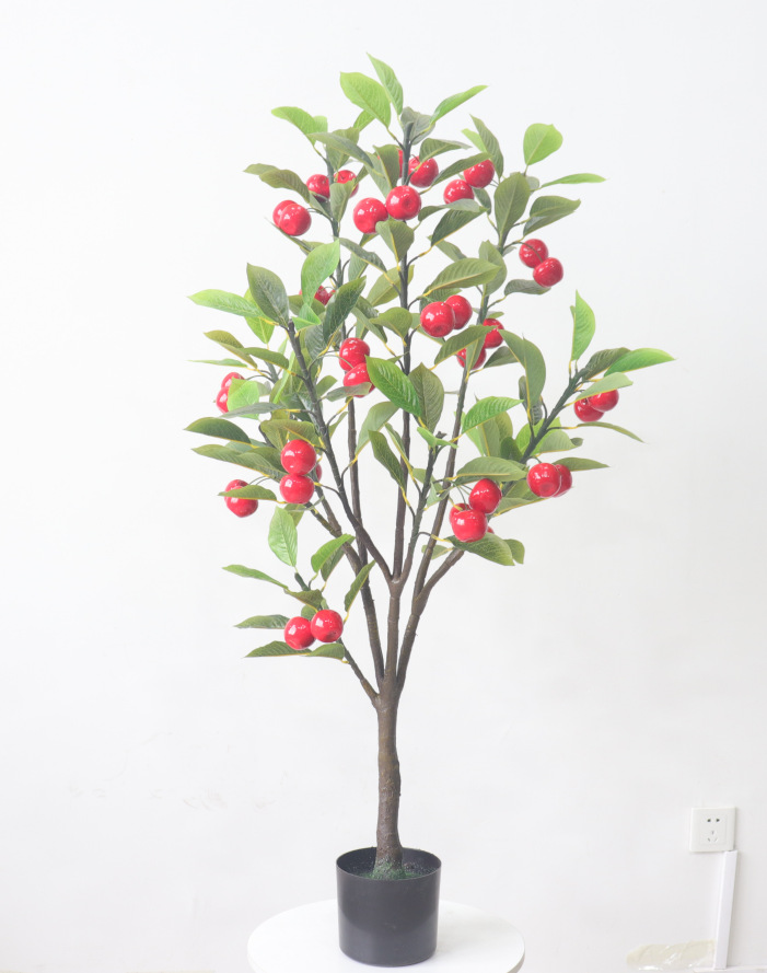 Factory Direct Sales Simulation Green Plant Apple Tree Pomegranate Tree Begonia Fruit Tree Orange Tree Lemon Tree Interior Decoration Ornaments