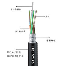 铠装光缆GYTZA53非金属阻燃光缆GYFTZY63 24芯