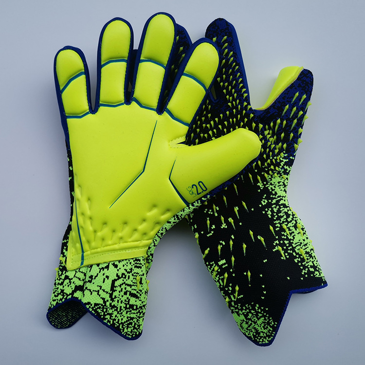 New Falcon Football Professional Adult Latex Finger-Free Breathable and Wearable Thickened Goalkeeper Gloves Door