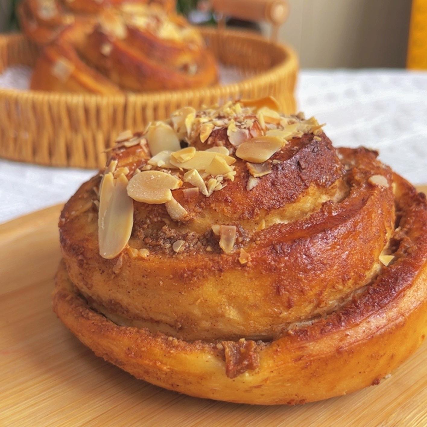 苹果肉桂卷一枚100g新品全麦欧包肉桂面包一枚323枚大卡-阿里巴巴