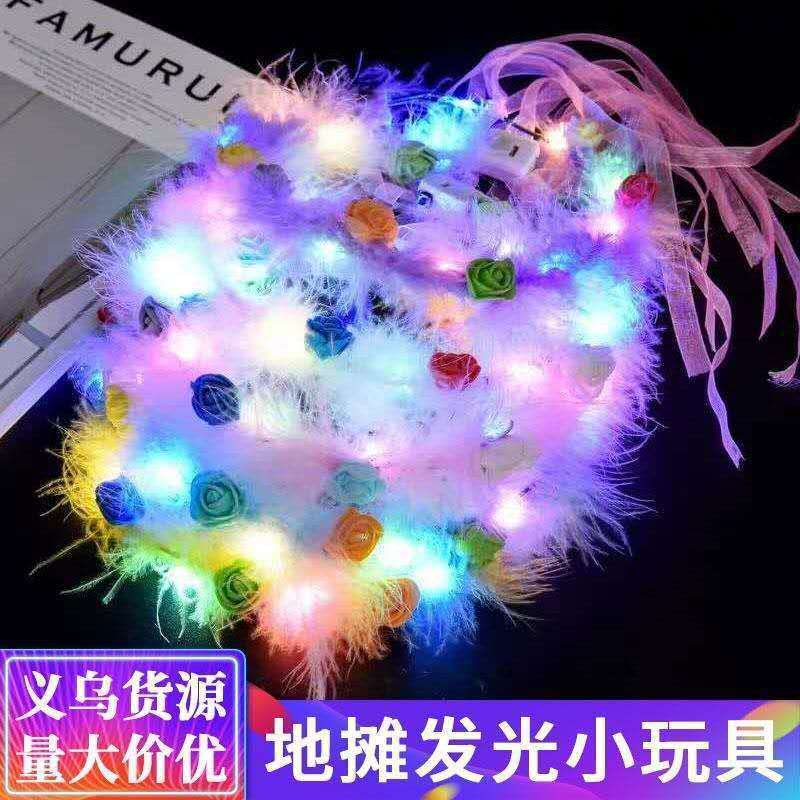 Luminous Garland Internet Hot New Adult Headdress Push Small Gifts Stall Goods Hot Selling Source Night Market Small Toys Wholesale