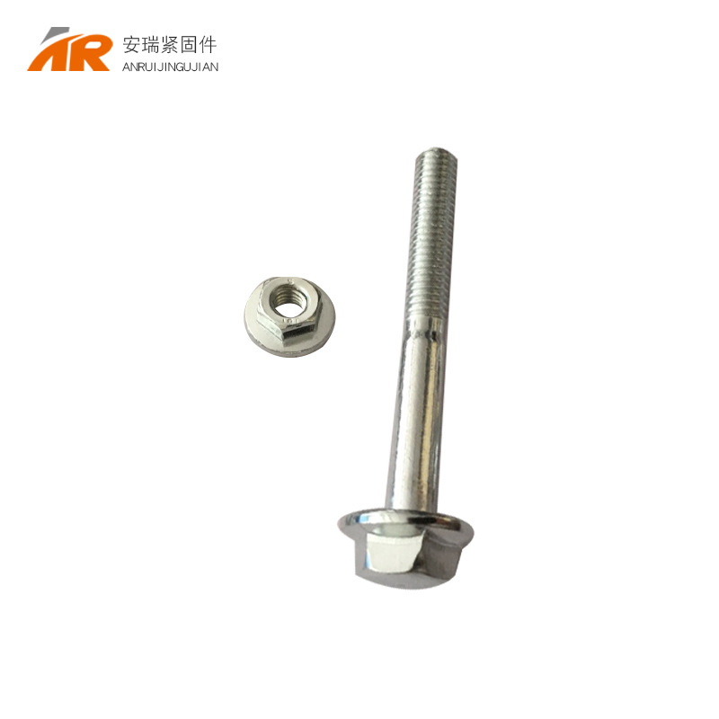 Truss Flange Bolt External Hexagon Bolt Big Head Flange Surface Screw 8*65 Hexagonal opposite Edge 14 Plate 21