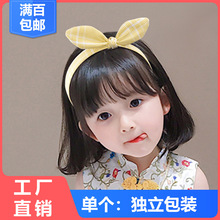 【单个独立包装】儿童发箍可爱韩版兔耳朵头扣布艺不伤发头饰Y101
