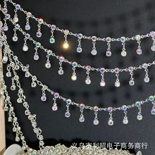 diy链条 缤纷美梦 幻彩锆石钻 高温保色 手作链子手链项链服饰配