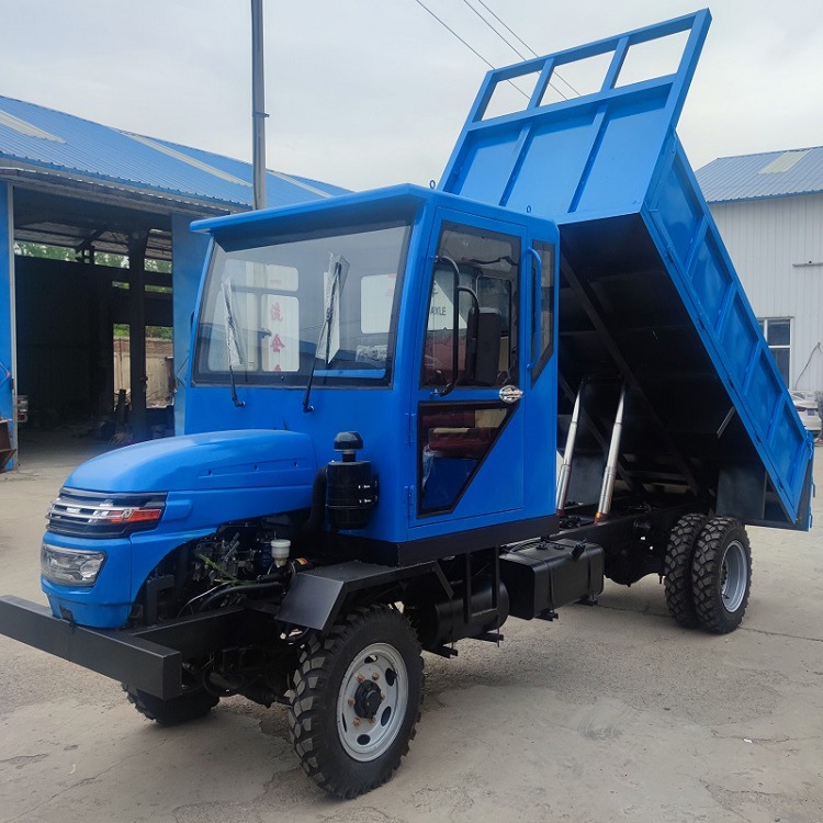 农用四不像运输车 4吨6吨四驱自卸拖拉机 柴油四轮翻斗车