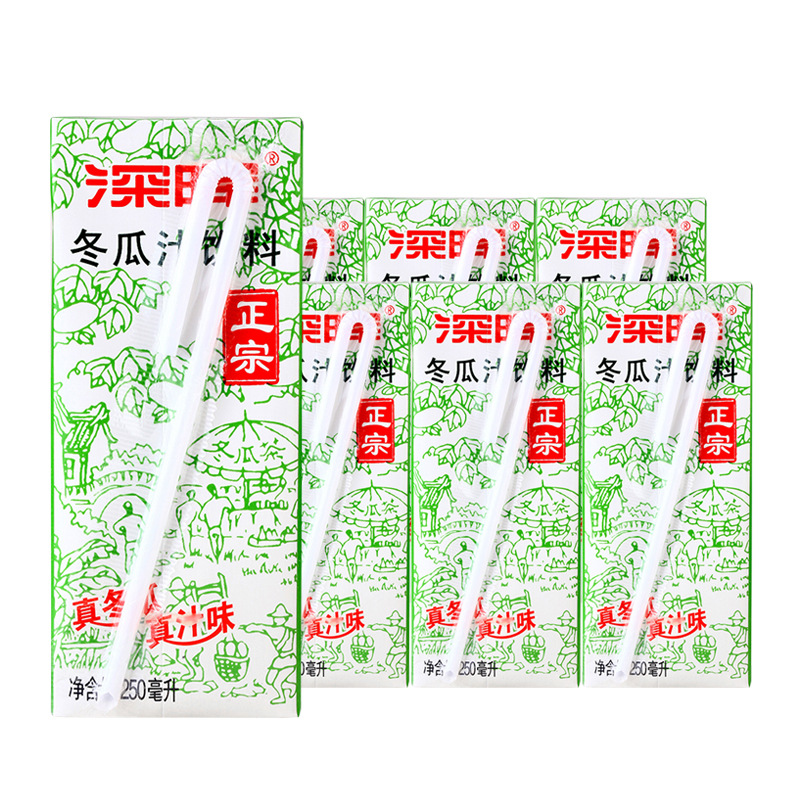 深晖冬瓜汁250ml*6盒装冬瓜茶夏季解渴高温补贴企业团购福利饮料