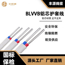 国标BLVVB2*4铝芯护套线3*4铝护套电源线 blvvb2x6白护套电力电缆