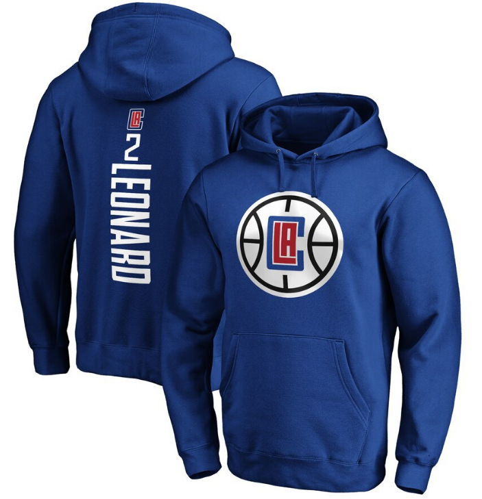 nba球衣快船莱昂纳德宽松运动套头连帽卫衣跨境篮球服货源-阿里巴巴