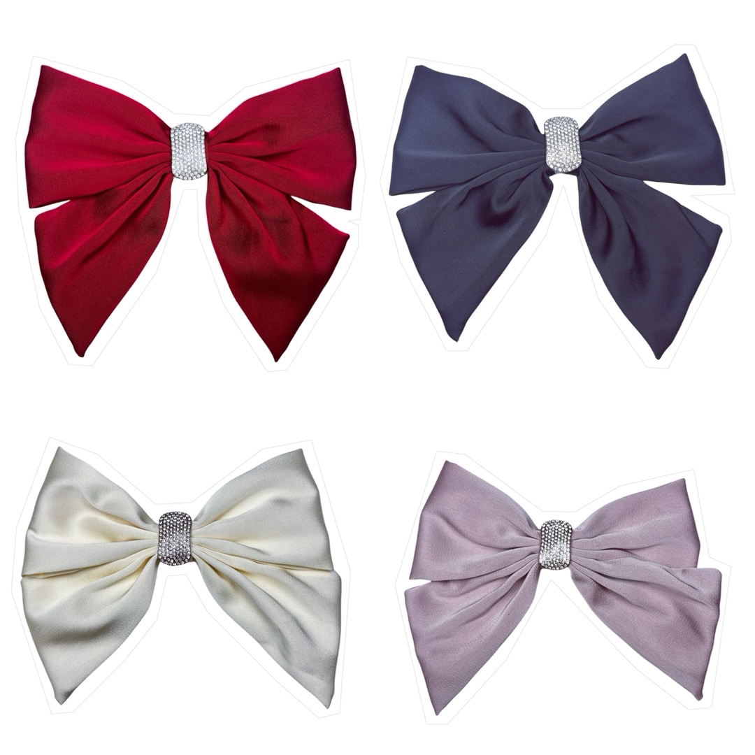 蝴蝶结发夹头饰女后脑勺发卡马尾夹弹簧夹子新款高级感百搭配饰